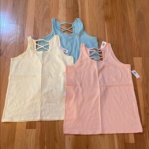 Old Navy Lattice Back (nape of neck) Tank Tops - Juniors XXL (18) Plus